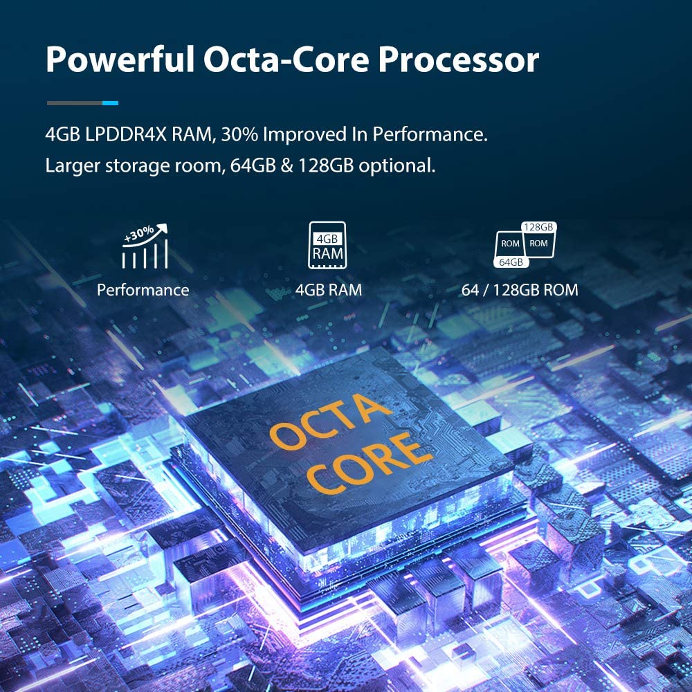 UMIDIGI A7 Pro Unlocked Cell Phones(4GB+128GB) 6.3" FHD+ Full Screen, 4150mAh High Capacity Battery Smartphone with 16MP AI Quad Camera, Android 10 and Dual 4G Volte(Ocean Blue).